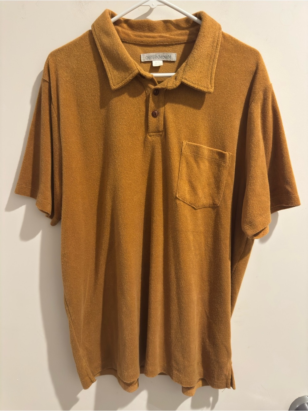 Outerknown High Tide Terry Polo Mens Size XL